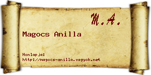 Magocs Anilla névjegykártya